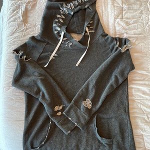 Chelsea DeBore Distressed Hoodie